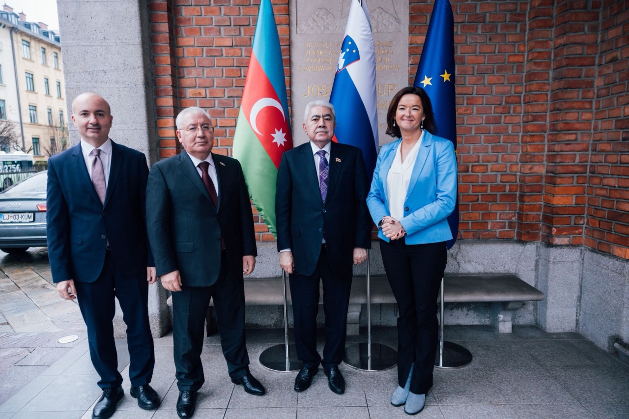 Ağalar Vəliyevin rəhbərlik etdiyi heyət Sloveniyaya səfər edib - FOTOLAR